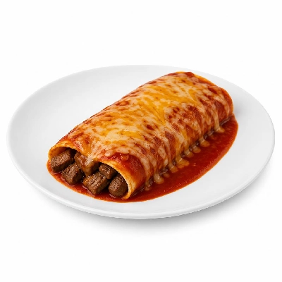 Wahoo's Fish Taco Kid's Enchilada Red Carne Asada