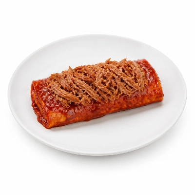 Wahoo's Fish Taco Kid's Enchilada Red Carnitas