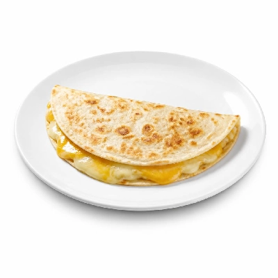 Wahoo's Fish Taco Kid's Mini Quesadilla with Brown Rice and White Beans