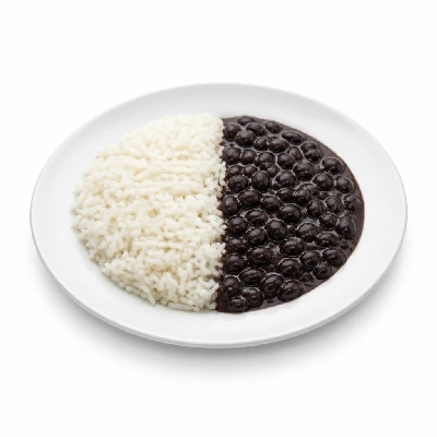 Wahoo's Fish Taco Kid's Plate Side White Rice Black Beans
