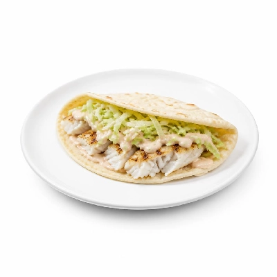 Wahoo's Fish Taco Kid's Taco Charbroiled Fish