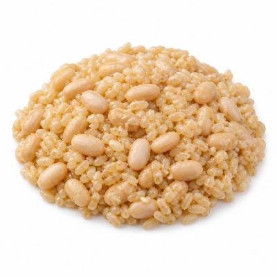 Wahoo's Fish Taco Large Side 1/2 & 1/2 Brown Rice White Beans