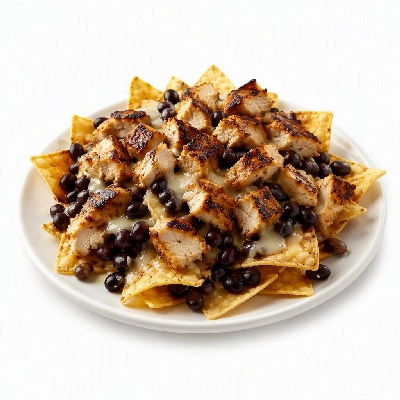 Wahoo's Fish Taco Loaded Nachos Charbroiled Chicken Black Beans
