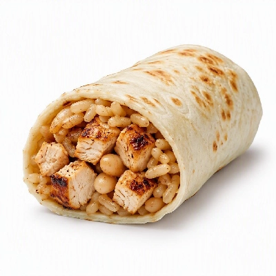 Wahoo's Fish Taco Outer Reef Burrito Chicken Charbroiled Brown Rice White Beans