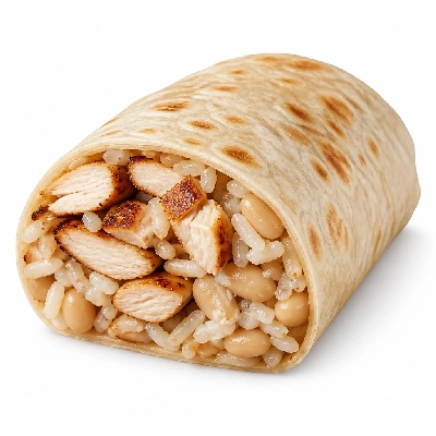 Wahoo's Fish Taco Outer Reef Burrito Chicken Charbroiled White Rice White Beans