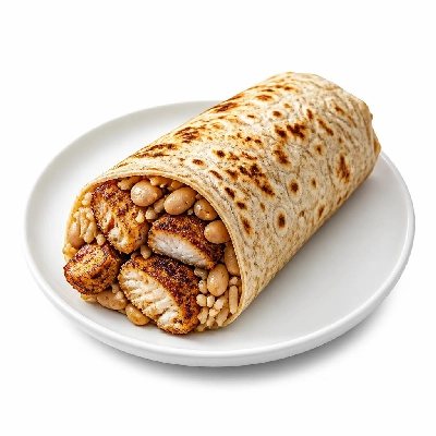 Wahoo's Fish Taco Outer Reef Burrito Fish Blackened Brown Rice White Beans