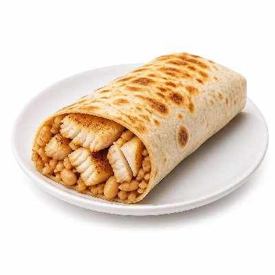 Wahoo's Fish Taco Outer Reef Burrito Fish Charbroiled Brown Rice White Beans