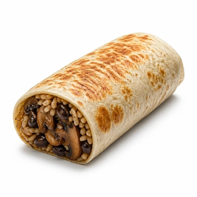 Wahoo's Fish Taco Outer Reef Burrito Mushrooms Brown Rice Black Beans
