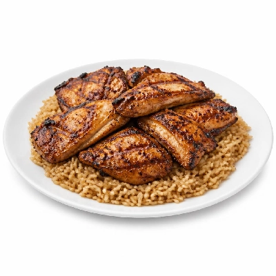 Wahoo's Fish Taco Power Chopper Chicken Charbroiled Brown Rice