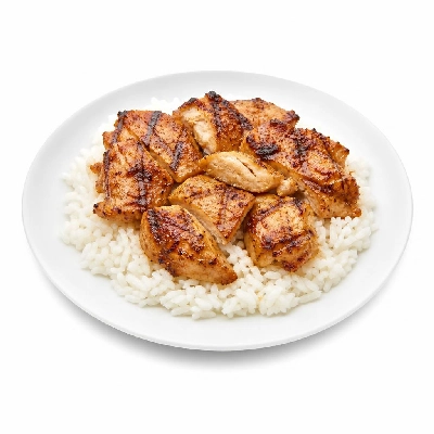Wahoo's Fish Taco Power Chopper Chicken Charbroiled White Rice