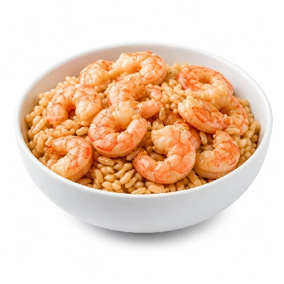 Wahoo's Fish Taco Power Chopper Shrimp Brown Rice