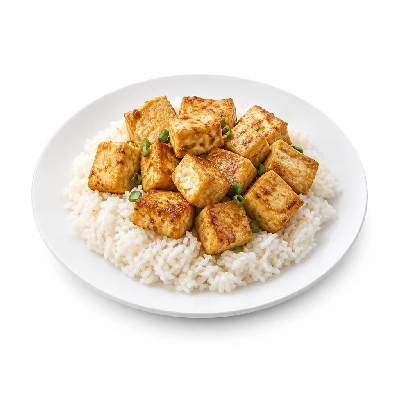 Wahoo's Fish Taco Power Chopper Tofu White Rice