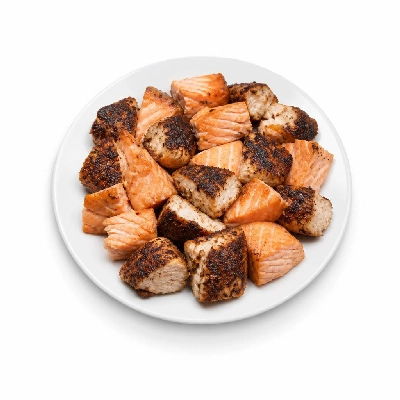 Wahoo's Fish Taco Protein Bowl Blackened Chicken & Salmon
