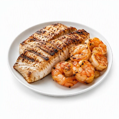 Wahoo's Fish Taco Protein Bowl Charbroiled Fish & Shrimp