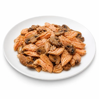 Wahoo's Fish Taco Protein Bowl Salmon & Mushrooms