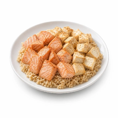 Wahoo's Fish Taco Protein Bowl Salmon & Tofu