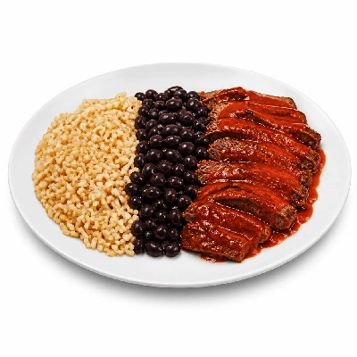 Wahoo's Fish Taco Red Enchilada Carne Asada Side Brown Rice Black Beans