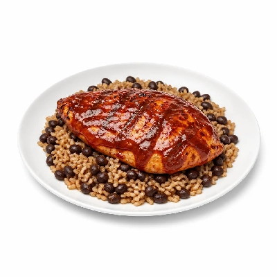 Wahoo's Fish Taco Red Enchilada Charbroiled Chicken Side Brown Rice Black Beans