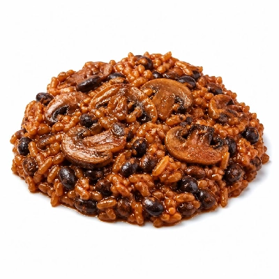 Wahoo's Fish Taco Red Enchilada Mushroom Side Brown Rice Black Beans