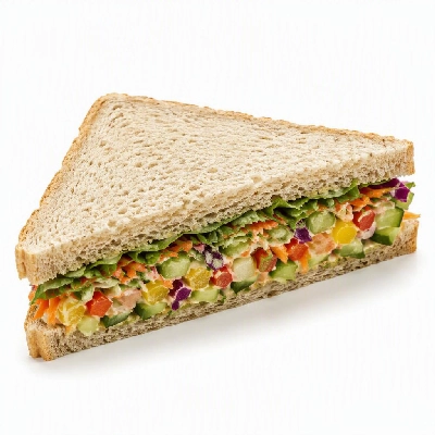 Wahoo's Fish Taco Shredder Sandwich Banzai Veggie Brown Rice White Beans