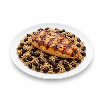 Wahoo's Fish Taco Shredder Sandwich Chicken Charbroiled Brown Rice Black Beans