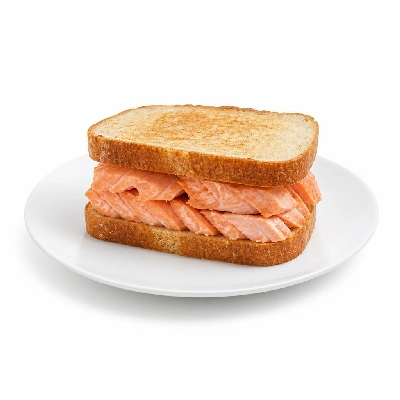 Wahoo's Fish Taco Shredder Sandwich Salmon à La Carte