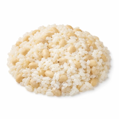 Wahoo's Fish Taco Side 1/2 & 1/2 White Rice White Beans