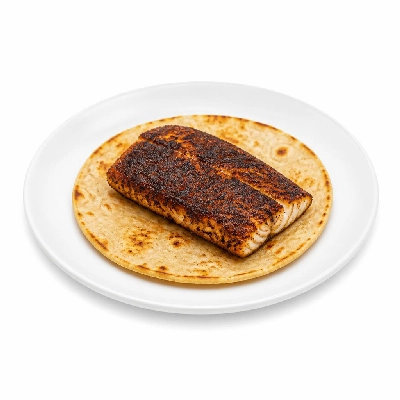 Wahoo's Fish Taco Skinny 1988 Blackened Fish Taco Side Brown Rice Black Beans