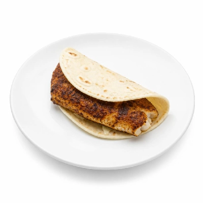 Wahoo's Fish Taco Skinny 1988 Blackened Fish Taco Side White Rice Black Beans