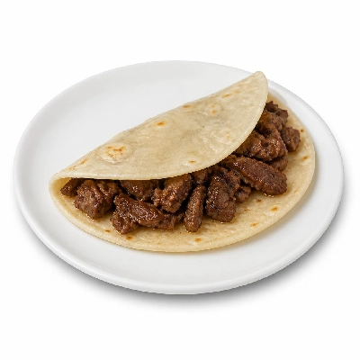 Wahoo's Fish Taco Skinny 1988 Carne Asada Taco Side White Rice Black Beans