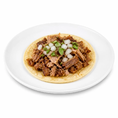 Wahoo's Fish Taco Skinny 1988 Carnitas Taco Side Brown Rice Black Beans