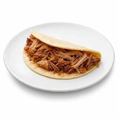 Wahoo's Fish Taco Skinny 1988 Carnitas Taco Side Brown Rice White Beans