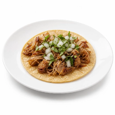 Wahoo's Fish Taco Skinny 1988 Carnitas Taco Side White Rice Black Beans