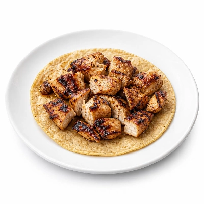 Wahoo's Fish Taco Skinny 1988 Charbroiled Chicken Taco Side White Rice White Beans