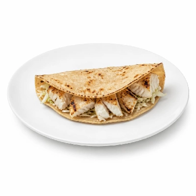 Wahoo's Fish Taco Skinny 1988 Charbroiled Fish Taco Side Brown Rice Black Beans