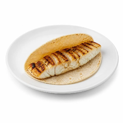 Wahoo's Fish Taco Skinny 1988 Charbroiled Fish Taco Side Brown Rice White Beans