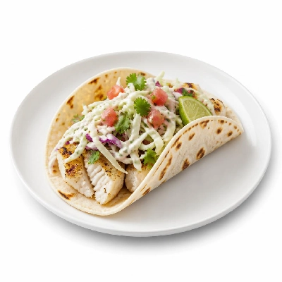 Wahoo's Fish Taco Skinny 1988 Charbroiled Fish Taco Side White Rice Black Beans