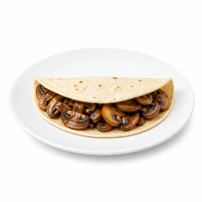 Wahoo's Fish Taco Skinny 1988 Mushroom Taco Side Brown Rice White Beans