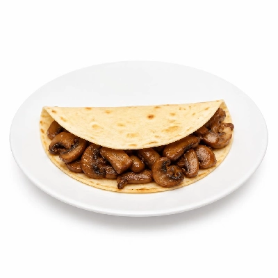 Wahoo's Fish Taco Skinny 1988 Mushroom Taco Side White Rice Black Beans