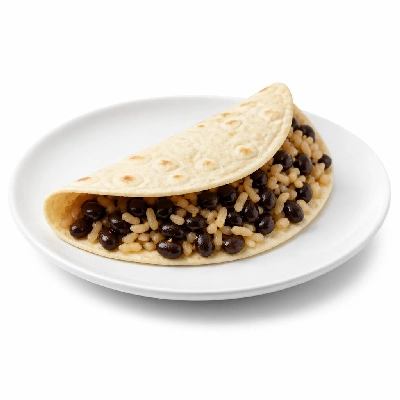 Wahoo's Fish Taco Skinny 1988 Vegetarian Taco Brown Rice Black Beans