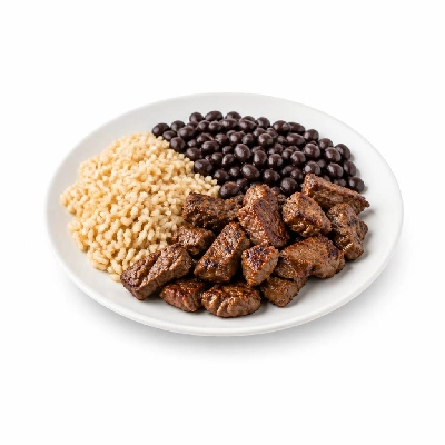 Wahoo's Fish Taco Skinny Burrito Bowl Carne Asada Brown Rice Black Beans