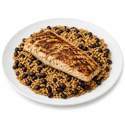Wahoo's Fish Taco Skinny Burrito Bowl Charbroiled Fish Brown Rice Black Beans