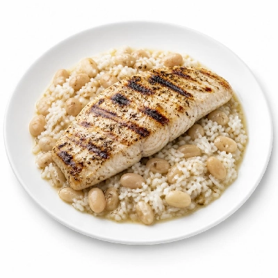 Wahoo's Fish Taco Skinny Burrito Bowl Charbroiled Fish White Rice White Beans