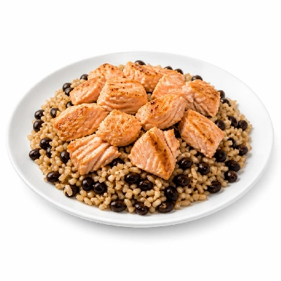 Wahoo's Fish Taco Skinny Burrito Bowl Salmon Brown Rice Black Beans