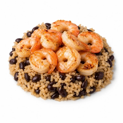 Wahoo's Fish Taco Skinny Burrito Bowl Shrimp Brown Rice Black Beans