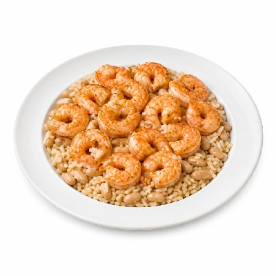 Wahoo's Fish Taco Skinny Burrito Bowl Shrimp Brown Rice White Beans