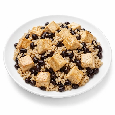 Wahoo's Fish Taco Skinny Burrito Bowl Tofu Brown Rice Black Beans