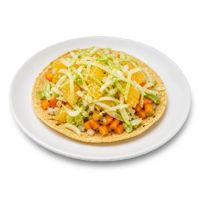 Wahoo's Fish Taco Skinny Citrus Slaw Banzai Veggie Taco Side White Rice White Beans