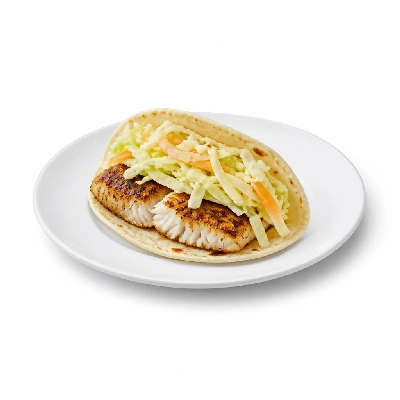 Wahoo's Fish Taco Skinny Citrus Slaw Charbroiled Fish Taco Side White Rice White Beans