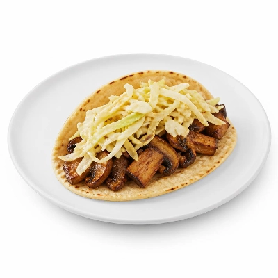 Wahoo's Fish Taco Skinny Citrus Slaw Mushroom Taco Side Brown Rice White Beans